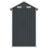 Garden Shed Anthracite 192x152.5x237 cm Galvanised Steel