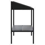 Plant Stand Anthracite 75.5x54.5x100 cm Galvanised Steel - Top-Down View