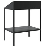 Plant Stand Anthracite 75.5x54.5x100 cm Galvanised Steel - 45-Degree Angle