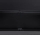 Outdoor Storage Cabinet Grey and Black 65x37x85 cm PP - Extra Image