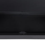 Outdoor Storage Cabinet Grey and Black 65x37x165 cm PP - Extra Image