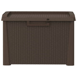 Garden Storage Box Brown 125 L PP