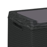 Garden Storage Box with Seat Cushion Anthracite 350 L PP - Extra Image