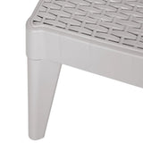 Sun Lounger Grey 186x60x29 cm PP