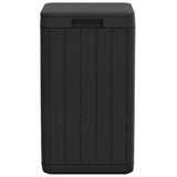 Outdoor Garbage Bin Anthracite 38x38x65 cm PP