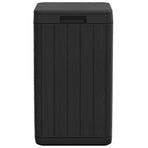 Outdoor Garbage Bin Anthracite 38x38x65 cm PP