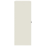 File Cabinet White 90x40x105 cm Steel