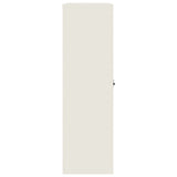 File Cabinet White 90x40x140 cm Steel