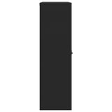 File Cabinet Black 90x40x140 cm Steel