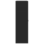 File Cabinet Black 90x40x140 cm Steel