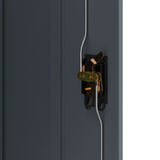File Cabinet Anthracite 90x40x140 cm Steel - Low Angle