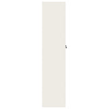 File Cabinet White 90x40x180 cm Steel