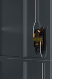 File Cabinet Anthracite 90x40x180 cm Steel - Low Angle