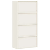 File Cabinet Anthracite and White 90x40x180 cm Steel