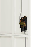 File Cabinet Anthracite and White 90x40x180 cm Steel - Low Angle