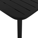 3 Piece Garden Dining Set Anthracite Steel - Extra Image