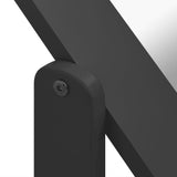 Free Standing Mirror Black 45.5x47.5x160 cm Engineered Wood - 45-Degree Angle