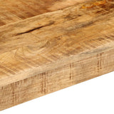 Coffee Table 100x55x40 cm Solid Wood Mango - Close-Up Angle