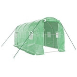 Greenhouse with Steel Frame Green 8 m? 4x2x2 m