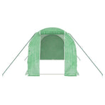 Greenhouse with Steel Frame Green 8 m? 4x2x2 m