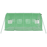 Greenhouse with Steel Frame Green 8 m² 4x2x2 m - 45-Degree Angle