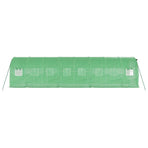 Greenhouse with Steel Frame Green 16 m? 8x2x2 m