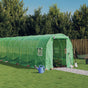 Greenhouse with Steel Frame Green 16 m? 8x2x2 m
