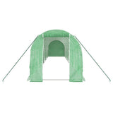 Greenhouse with Steel Frame Green 20 m? 10x2x2 m
