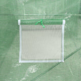 Greenhouse with Steel Frame Green 20 m? 10x2x2 m