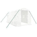 Greenhouse with Steel Frame White 8 m? 4x2x2 m
