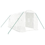 Greenhouse with Steel Frame White 8 m? 4x2x2 m