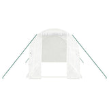 Greenhouse with Steel Frame White 8 m? 4x2x2 m