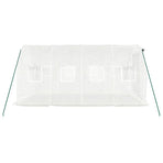 Greenhouse with Steel Frame White 8 m? 4x2x2 m