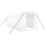 Greenhouse with Steel Frame White 12 m? 6x2x2 m