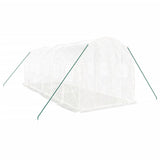 Greenhouse with Steel Frame White 12 m? 6x2x2 m