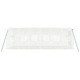 Greenhouse with Steel Frame White 12 m? 6x2x2 m