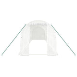 Greenhouse with Steel Frame White 16 m? 8x2x2 m - Top-Down View