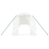 Greenhouse with Steel Frame White 20 m? 10x2x2 m