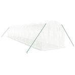 Greenhouse with Steel Frame White 24 m? 12x2x2 m