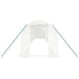 Greenhouse with Steel Frame White 24 m? 12x2x2 m