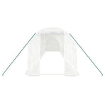Greenhouse with Steel Frame White 24 m? 12x2x2 m