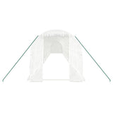 Greenhouse with Steel Frame White 32 m? 16x2x2 m