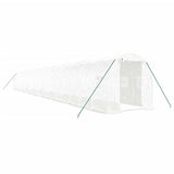 Greenhouse with Steel Frame White 36 m? 18x2x2 m