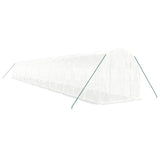Greenhouse with Steel Frame White 36 m? 18x2x2 m