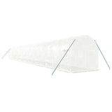 Greenhouse with Steel Frame White 36 m? 18x2x2 m