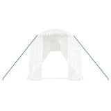 Greenhouse with Steel Frame White 40 m² 20x2x2 m - Top-Down View