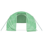 Greenhouse with Steel Frame Green 18 m? 6x3x2 m