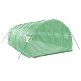 Greenhouse with Steel Frame Green 18 m? 6x3x2 m