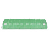 Greenhouse with Steel Frame Green 24 m? 8x3x2 m