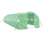 Greenhouse with Steel Frame Green 30 m? 10x3x2 m